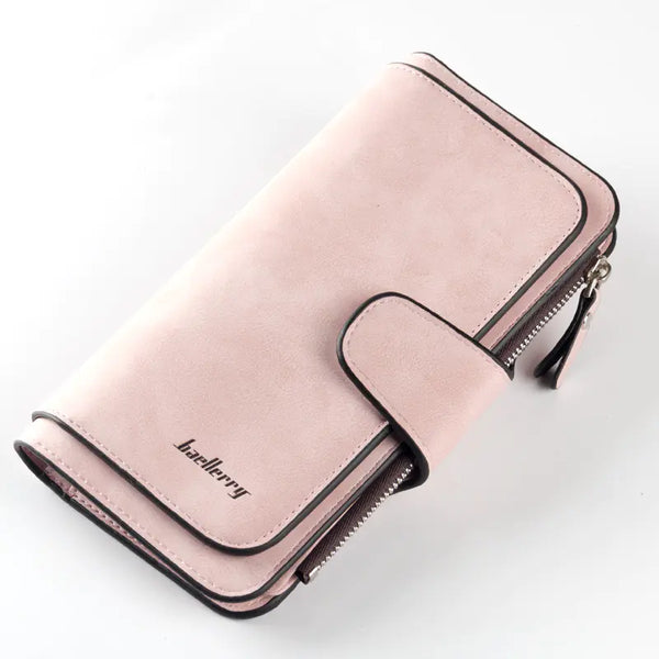 Long Buckle Women's Wallet Clutch