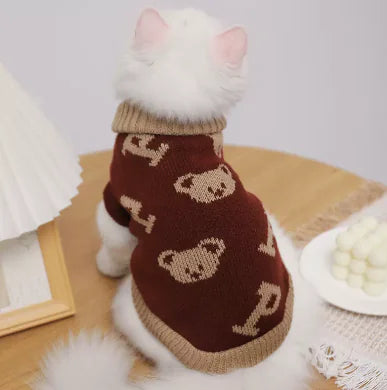 Autumn and Winter Sweaters for Shedding Kittens