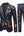 Cloudstyle Mens 2 Piece Floral Tuxedo Suit Printed Slim Fit 1 Button Prom Dress Jacket Pants Suit Set