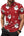 Mens Christmas Polo Shirt Funny Xmas Santa Claus Hohoho Golf Shirt Casual Red Graphic Button Golf Shirts S