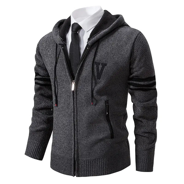 Winter Men's Knit Sweater Coat