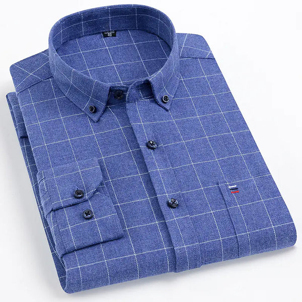 Casual Style Cotton Men's Shirt for Daily Wear