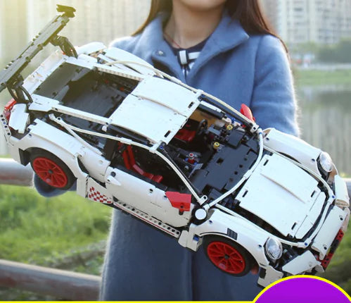 Tech Mechanical Sports Car Building Blocks Toy Set