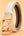 Women's Genuine Leather White Belt with Automatic Buckle