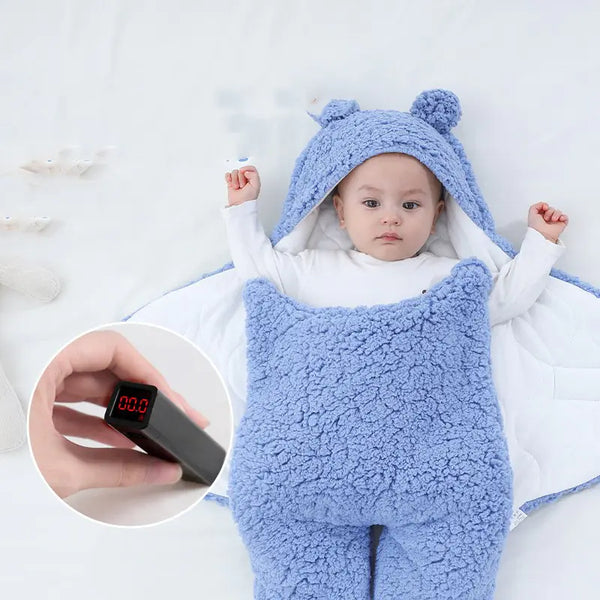 Big Baby Swaddling Clothes to Prevent Startle Reflex