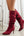 Leisure Warm Solid Color Stiletto Heel Boots