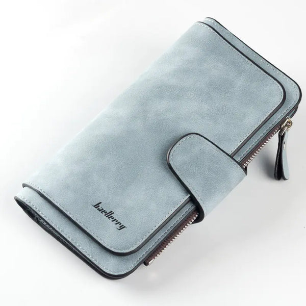 Long Buckle Women's Wallet Clutch