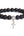 Black Agate and Volcanic Rock Beads Bracelet