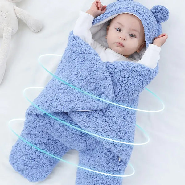 Big Baby Swaddling Clothes to Prevent Startle Reflex