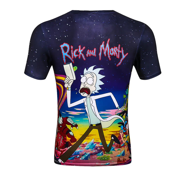 Rick and Morty Printed Short Sleeve T-Shirt