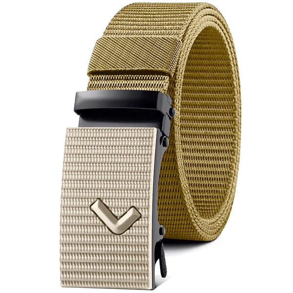 Men's Nylon Automatic Buckle Canvas Belt - New Trend