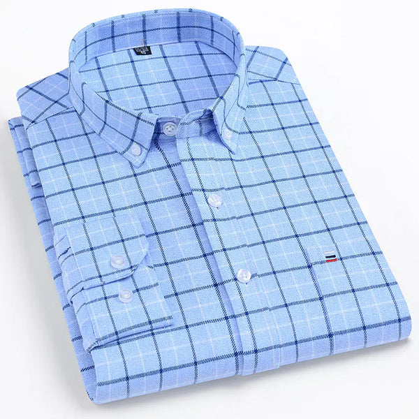 Casual Style Cotton Men's Shirt for Daily Wear