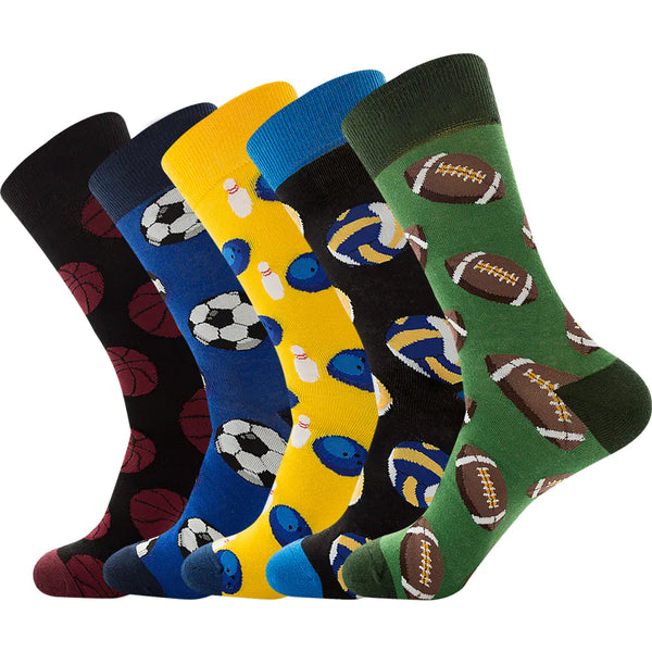 Men's Cotton Dress and Casual Socks Collection