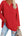 Oversized Women's T-Shirt with V-Neck (Multicolor)
