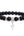 Black Agate and Volcanic Rock Beads Bracelet