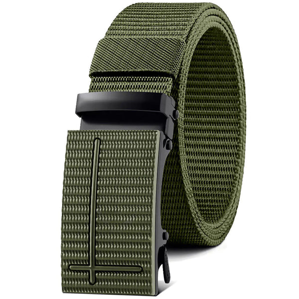 Men's Nylon Automatic Buckle Canvas Belt - New Trend