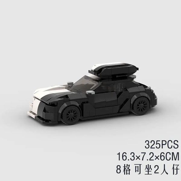 RS6 Race Car Model MOC Compatible with LEGO Building Blocks