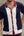 Men's Casual Color Block Knitted Polo Shirt SY0008