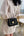Women's Crossbody Bag, Leather Chain Square Bag