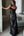 Burnt Flower Sling Slant Shoulder Flower Dress Dress