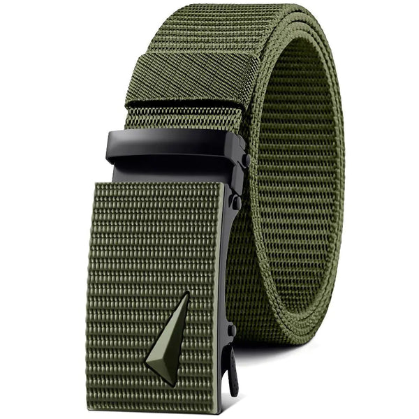 Men's Nylon Automatic Buckle Canvas Belt - New Trend