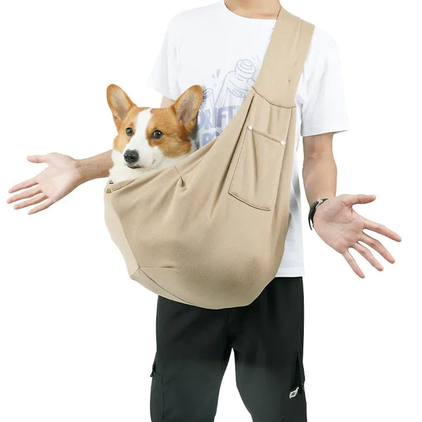Breathable Mesh Shoulder Bag for Pets