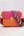 Tiny Leather Handbag -Watermelon/Orange (Option 1)