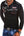 Men's Long Sleeve Polo Shirt with Printed Lapel Design