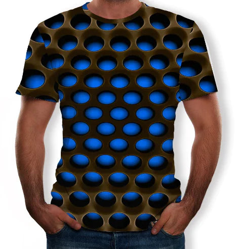 3D Printed Personality Men's & Women's Short Sleeve T-shirt
