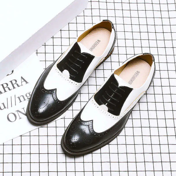 Men's British Carved Business Dress Shoes