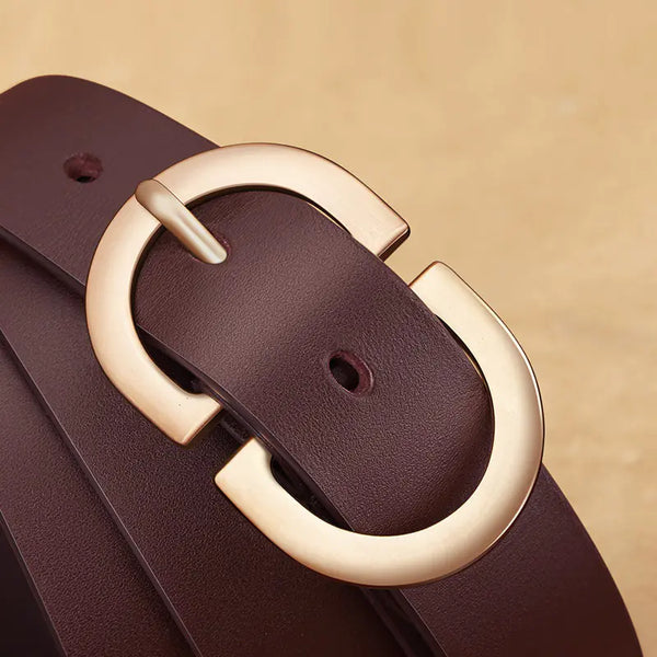 Genuine Leather Women's Belt for Skirts and Jeans
