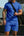 Men's Short Sleeve Shorts Casual Suit Summer Waffle Solid Color Casual Loose Lapels T-shirt Suit Men
