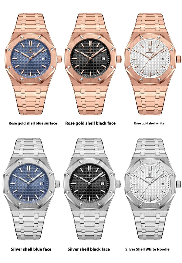 Men's Luminous Waterproof Quartz Watch