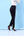 Women's Black Straight-Leg Suit Pants