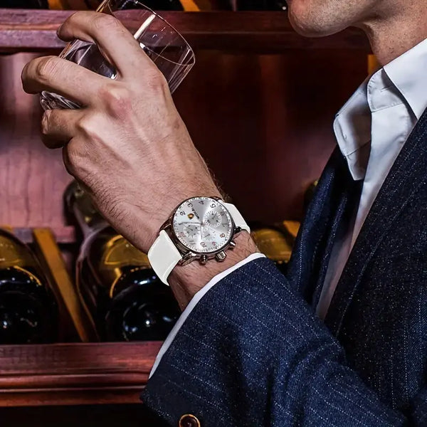 Men's Elite Quartz Business Watches
