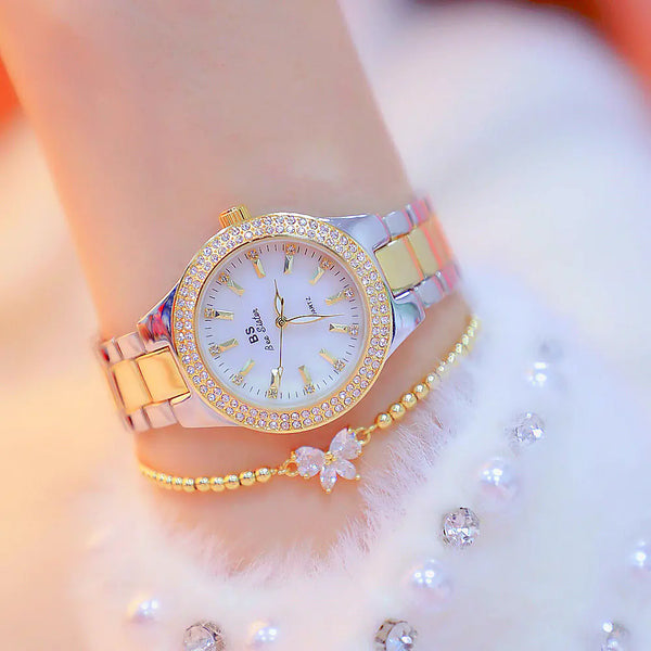 Diamond-Studded Women's Watch