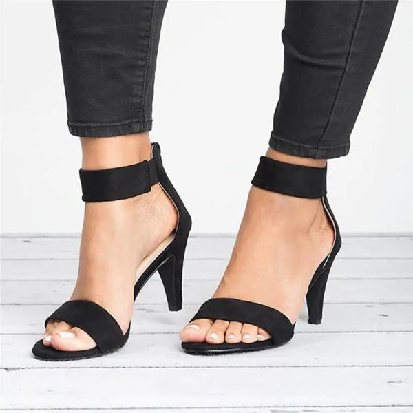 Women's Fashion Sexy High Heeled Thick Heel Sandals