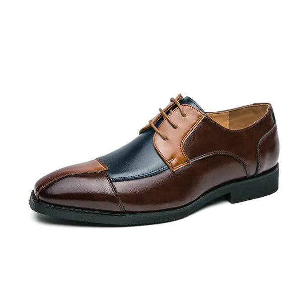 Color Matching Leather Shoes for Business Formal Wear