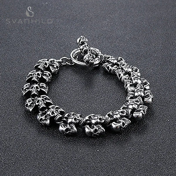 Vintage Gothic Punk Bracelet for Men