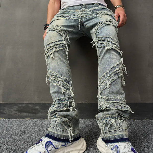 Men's Cat Beard Loose Wide Leg Fashion Pants
