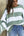Women's sweater women's striped colorblock sweater