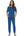 WiWi Viscose from Bamboo Pajamas Set for Women Short Sleeve Loungewear 2 Piece Outfit Long Pants Jogger Sets S-XXL Prussian Blue Medium