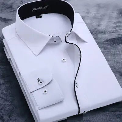 Custom Men's Dress Shirts with Logo Embroidery