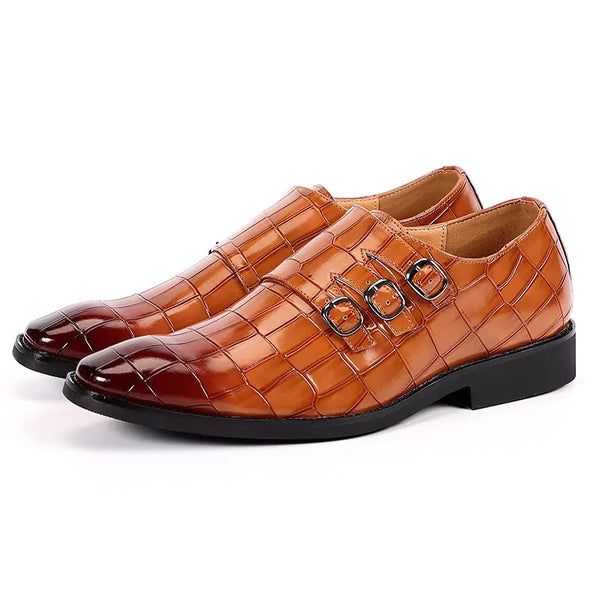 Breathable Plus Size Leather Shoes for Men