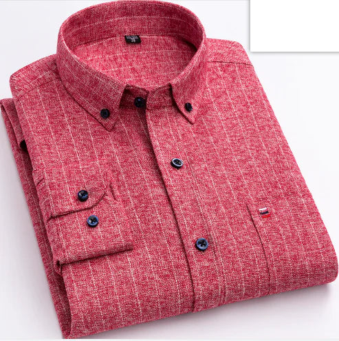 Casual Style Cotton Men's Shirt for Daily Wear