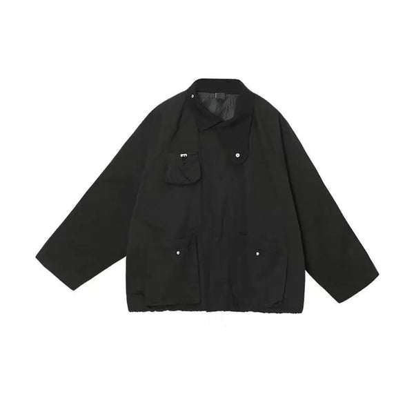 Men's Casual Loose Long Sleeve Lapel Jacket