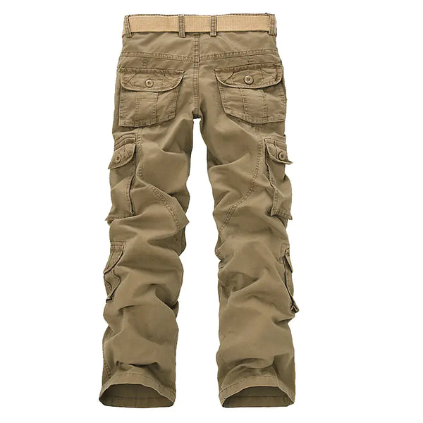 Men's Baggy Military Cargo Pants with Multi Pockets