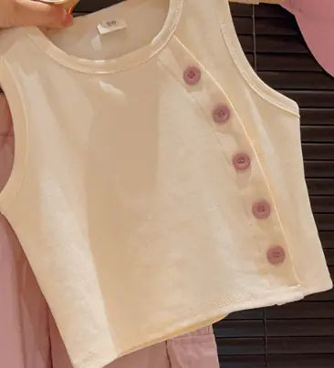 Summer Baby Girl Fashion T-Shirt and Cargo Pants Set