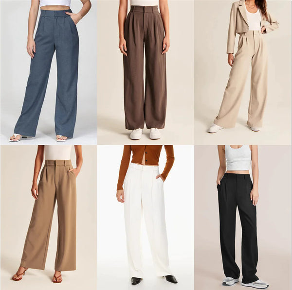 Wide-Leg Pant Suit