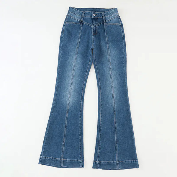 Women's Autumn High Waist Flared Casual Pants